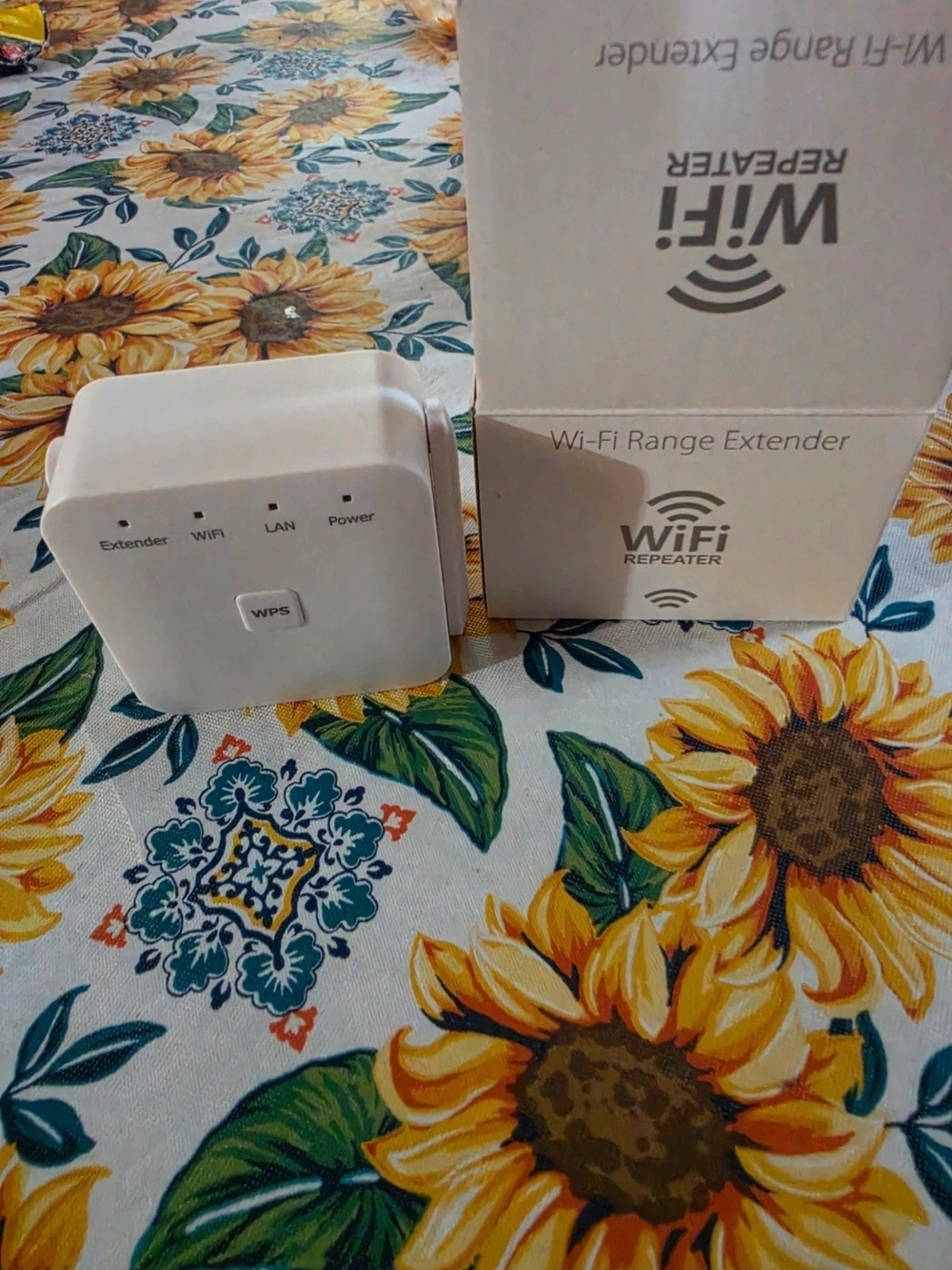 Wi‑Fi Range Extender, White - Compact Wireless Repeater
